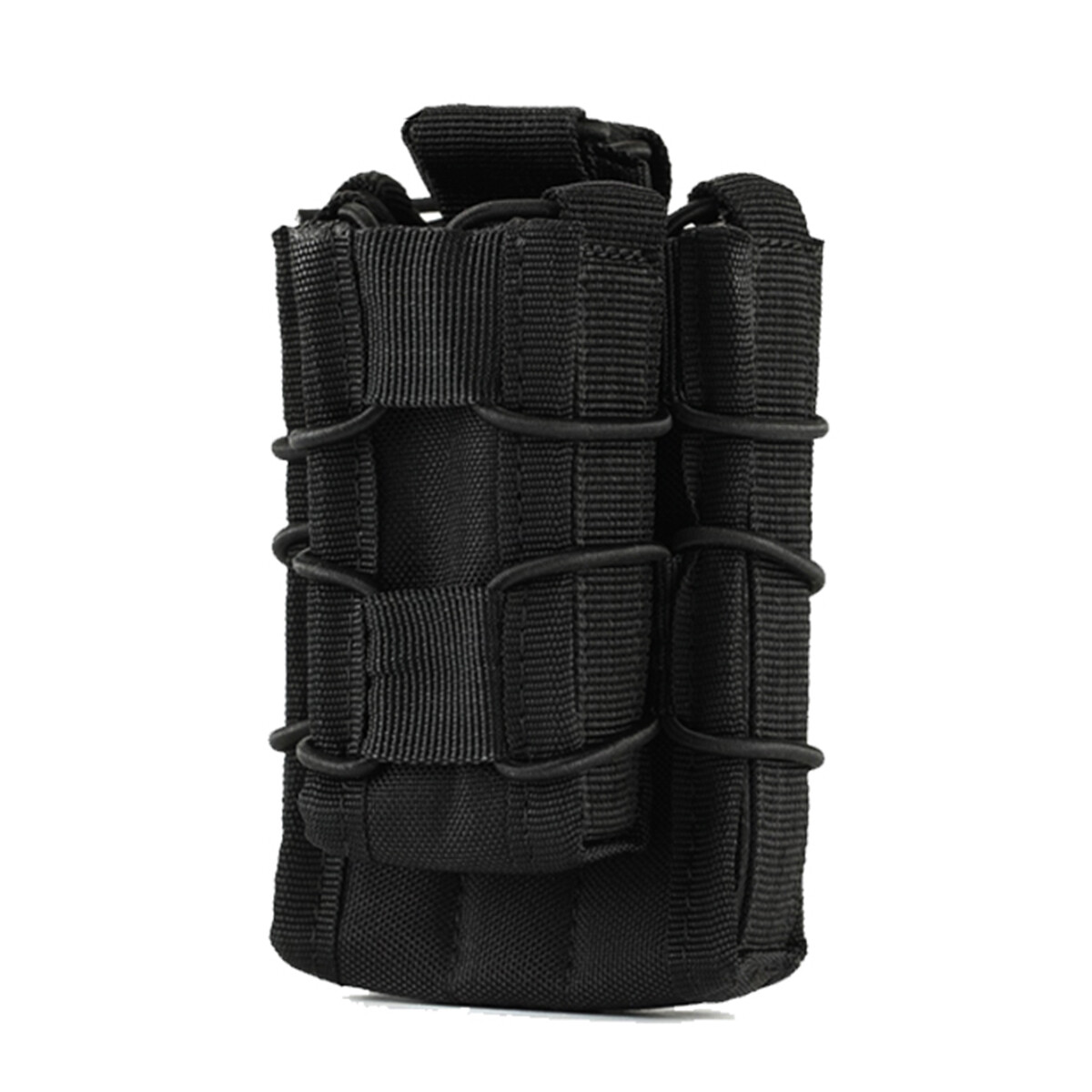 Outdoor Tactical Dual Molle Magazine Pouch Cord Mag Holder for Hunting Shooting