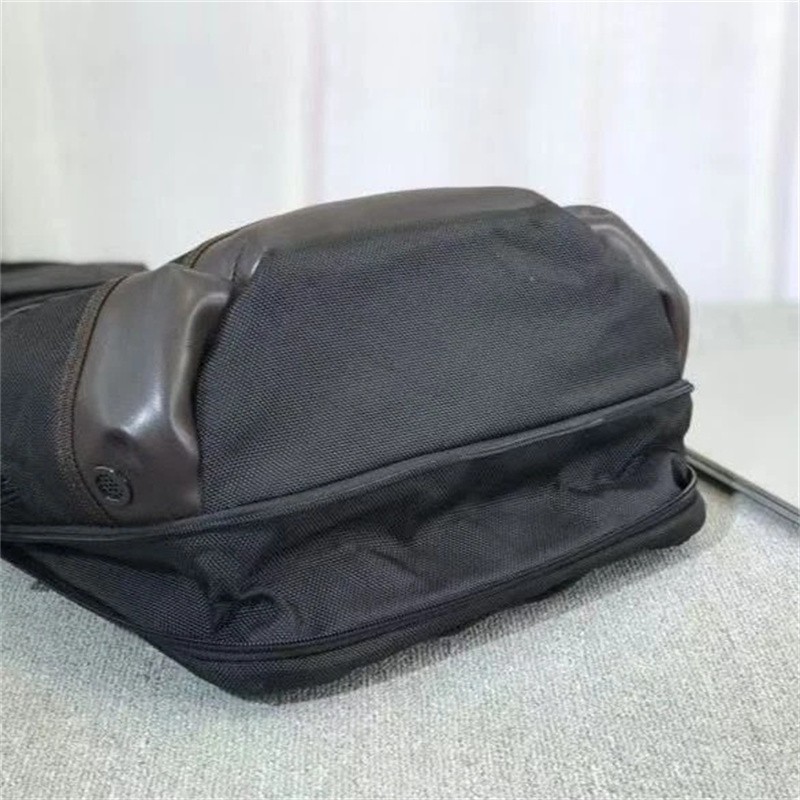 Tumi Alpha Bravo Expedition Flap Backpack Black Nylon Business Travel New 222681