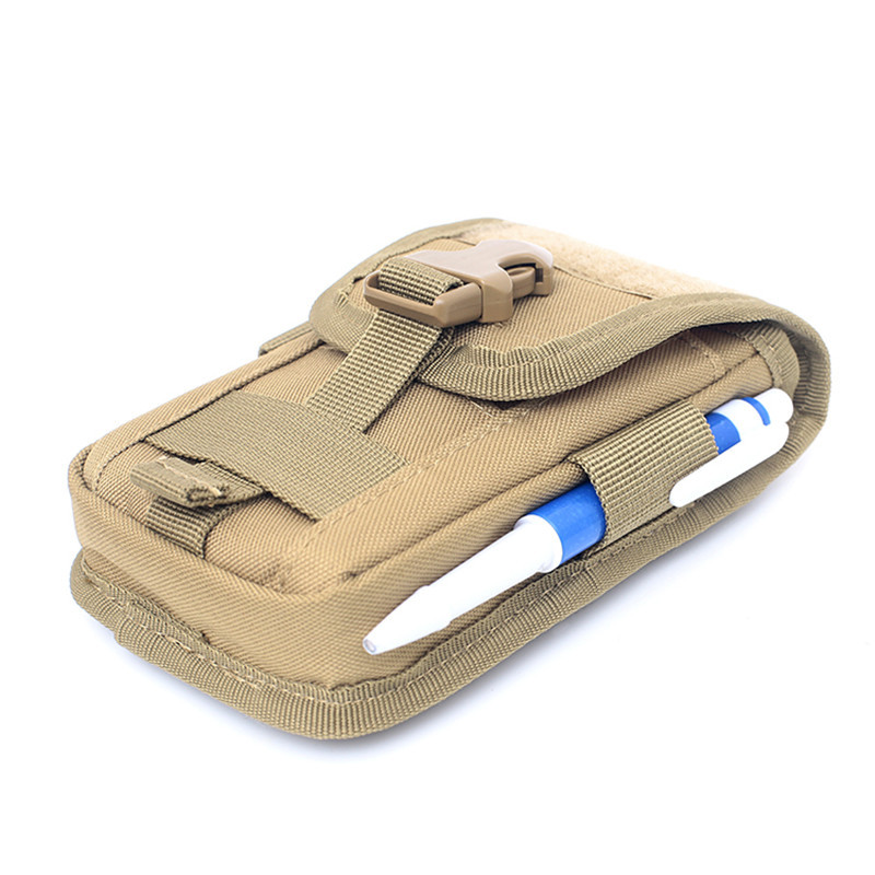 Tactical Molle Cell Phone Pouch Case Waist Belt Pack Utility ID Card Holder Bag