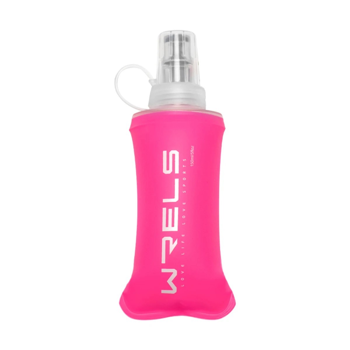 Soft Folding Water Bottle Sports Hydration Flask Camping Hiking Running BPA Free
