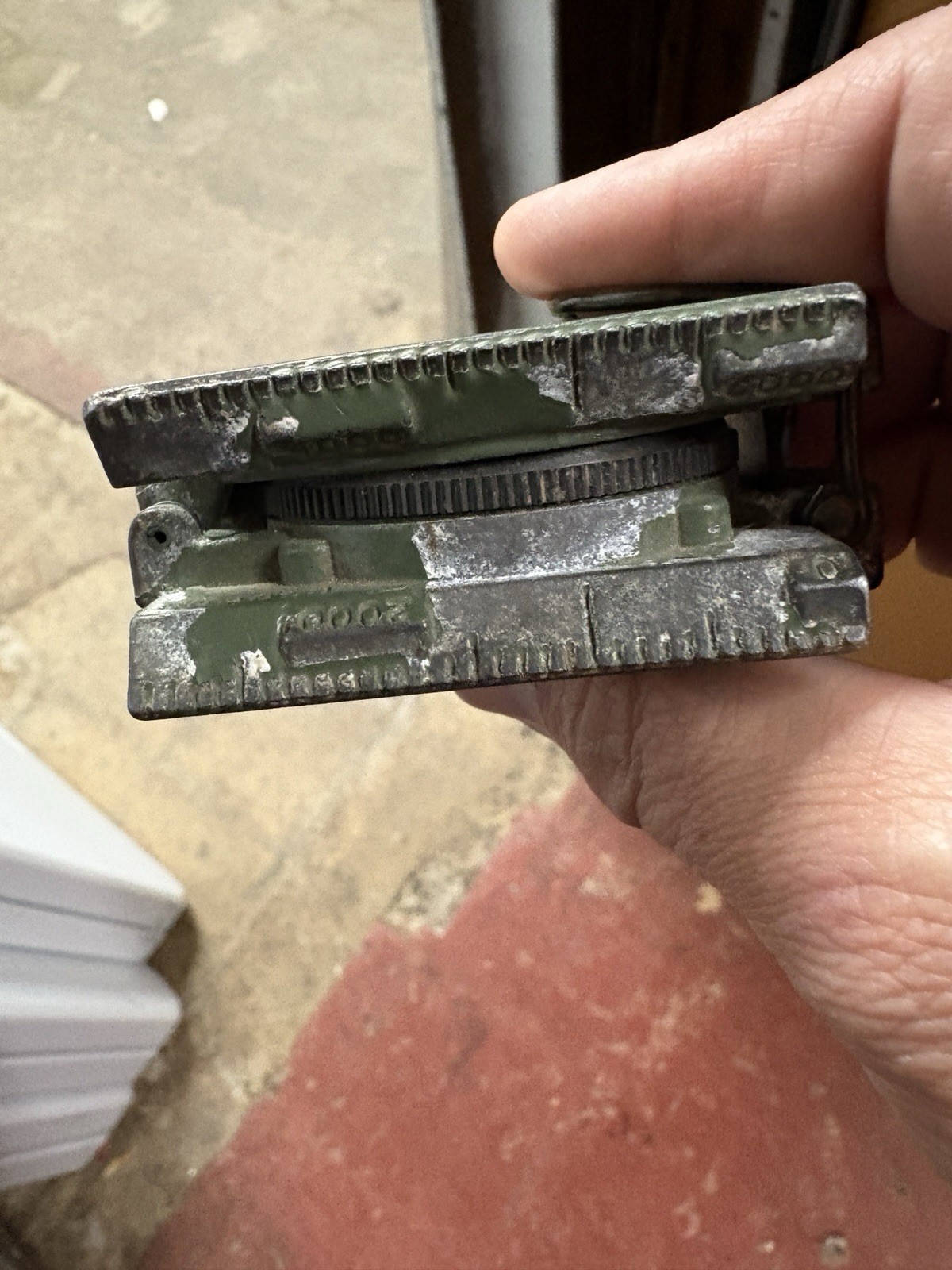 Used Rough GI Cammenga Model 3H Tritium Lensatic Compass NSN: 6605-01-196-6971