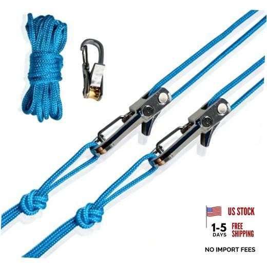 Rope Tightening Tool & Tensioner: Retractable Rope with Alloy Buckle for 3pcs