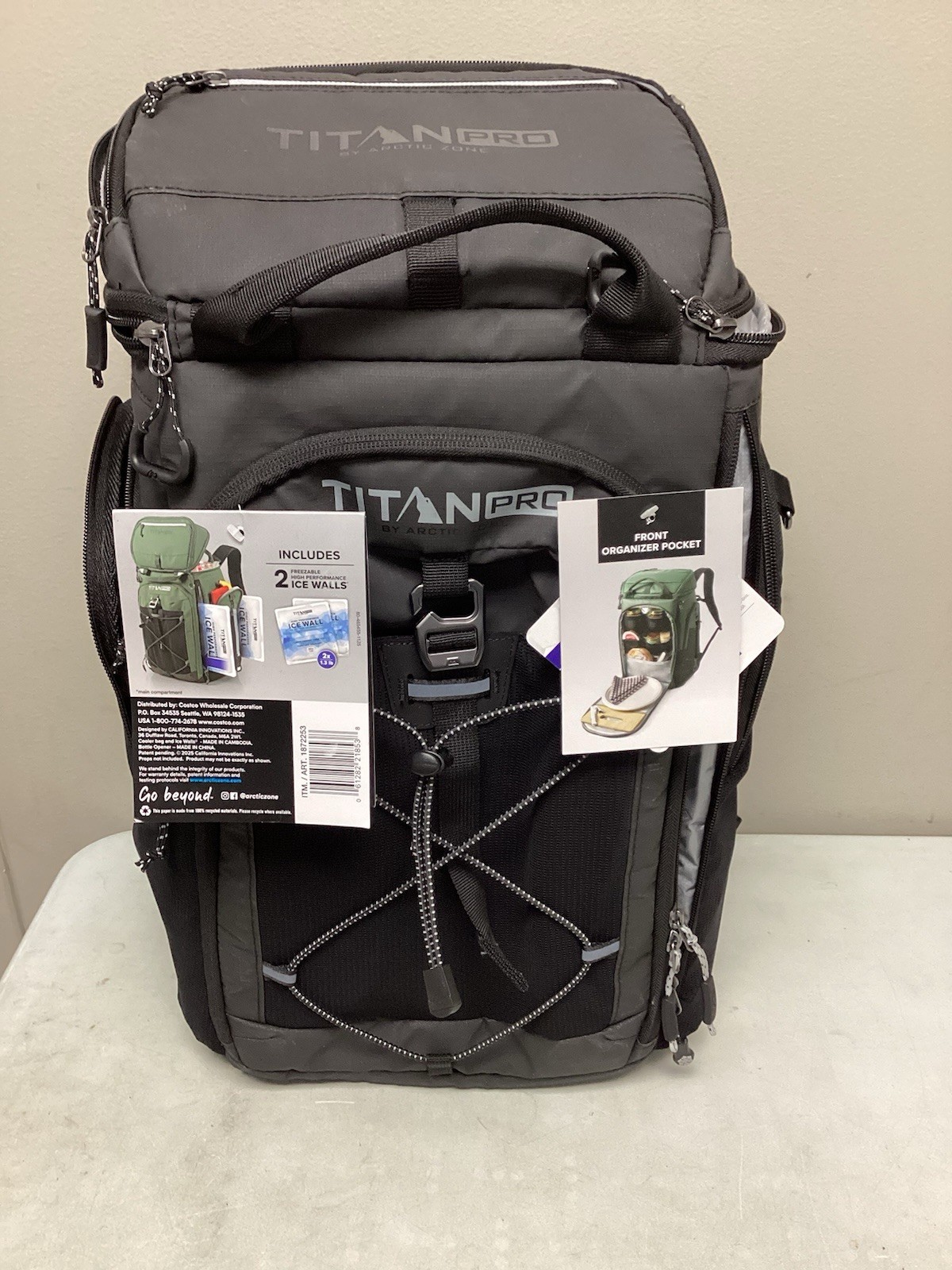 Titan PRO 26-Can Backpack Cooler Black