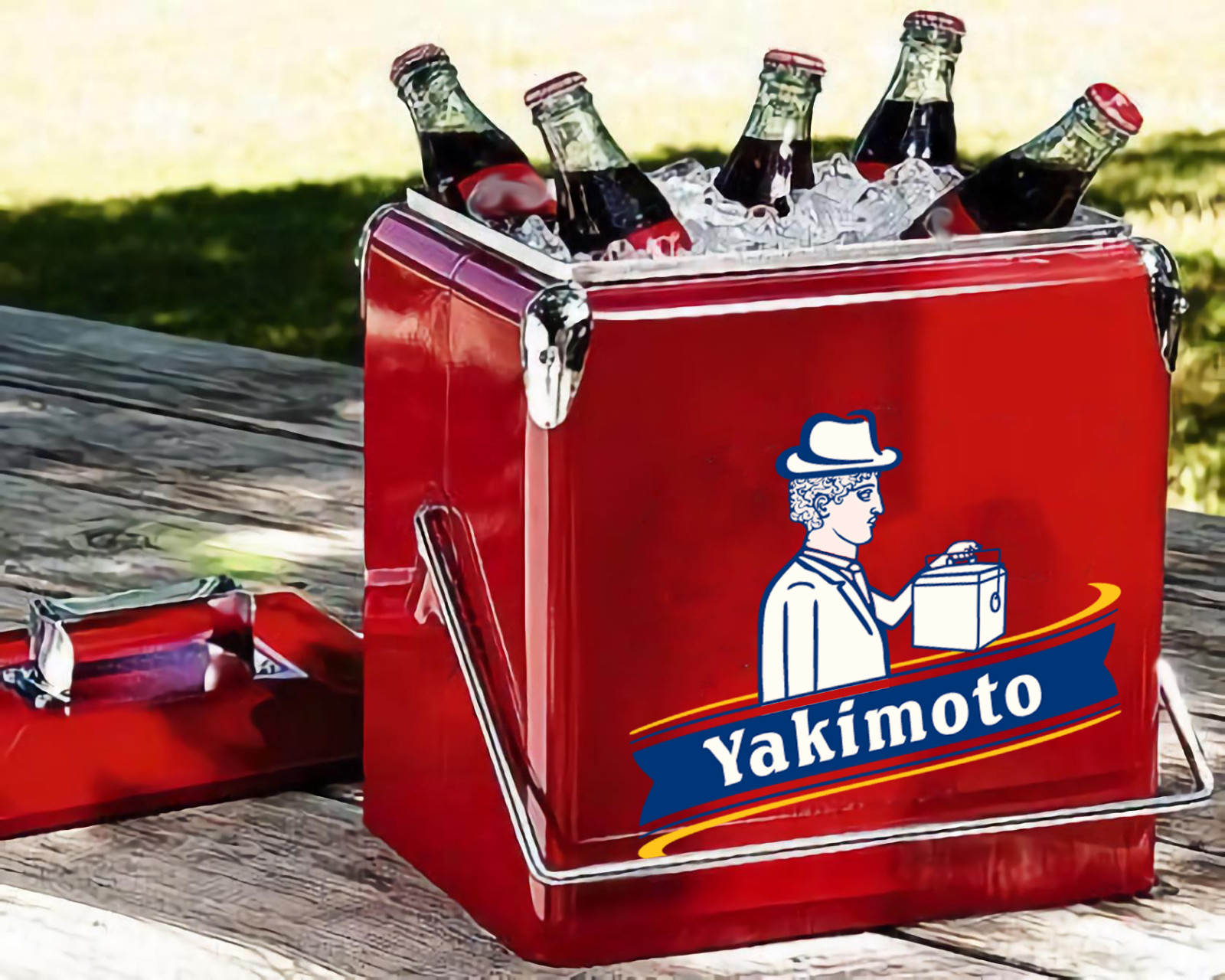 Yakimoto 14Qt Small Fridge Passive Cooler waterproof Portable Ice Box for Car