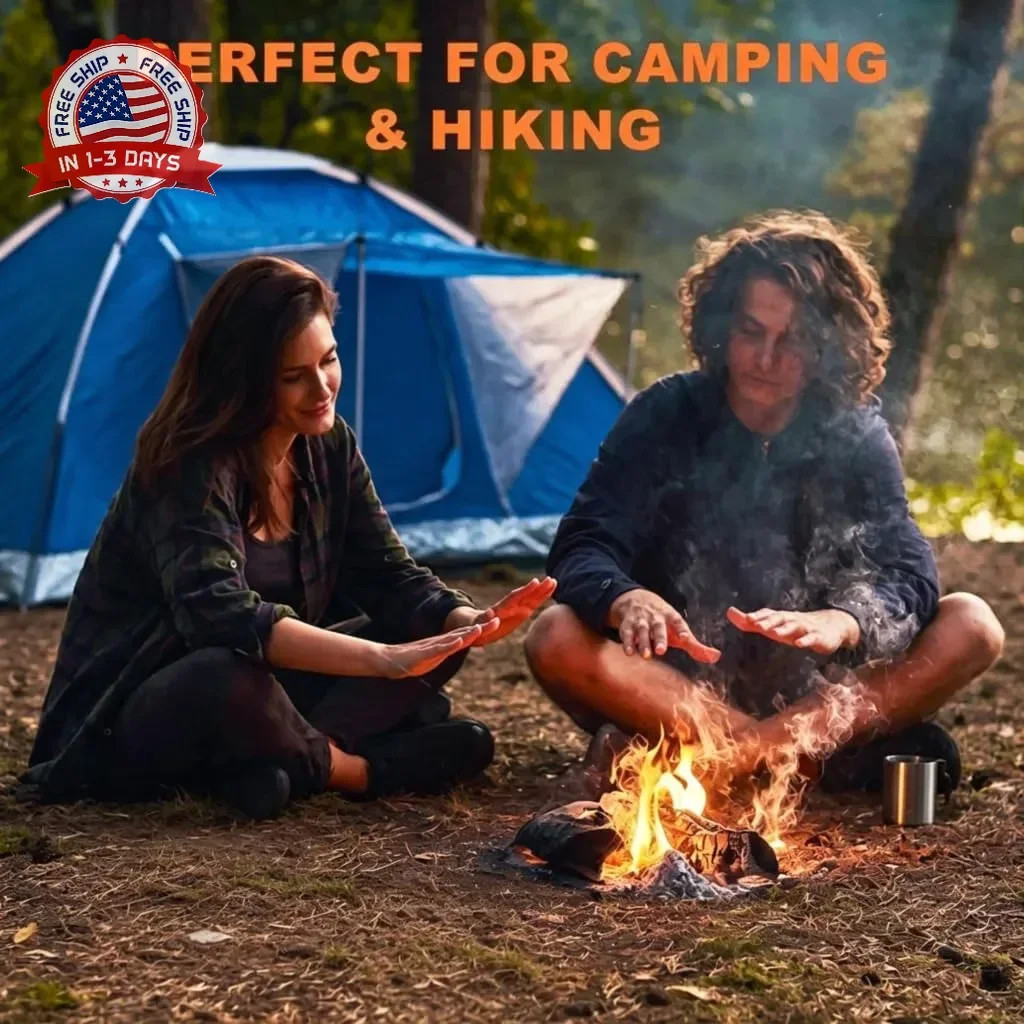 120PCS Fire Starter – Fire Starters for Campfires, BBQ, Fire Pit, Chimney, Smoke