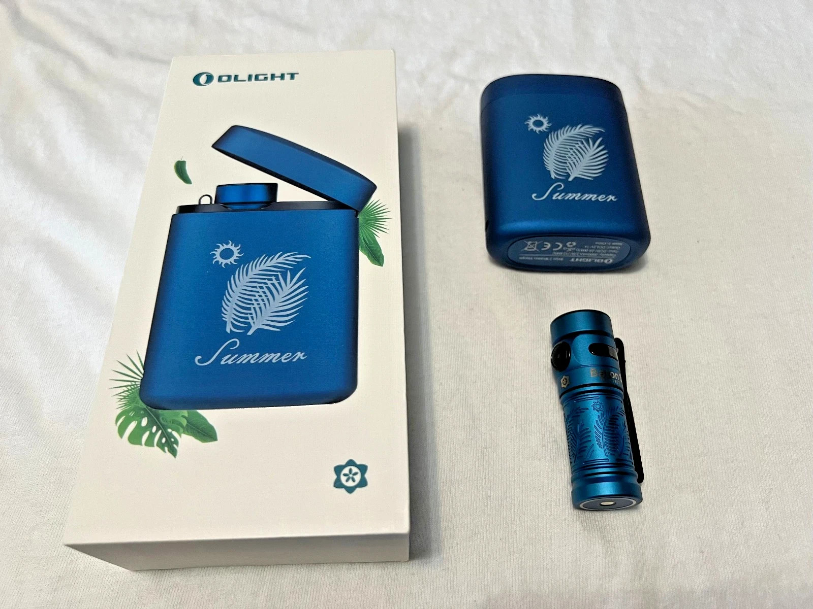 OLIGHT Baton 3 Ti Titanium Seasons Series (SUMMER) 1200L Ltd Edition, Serialized