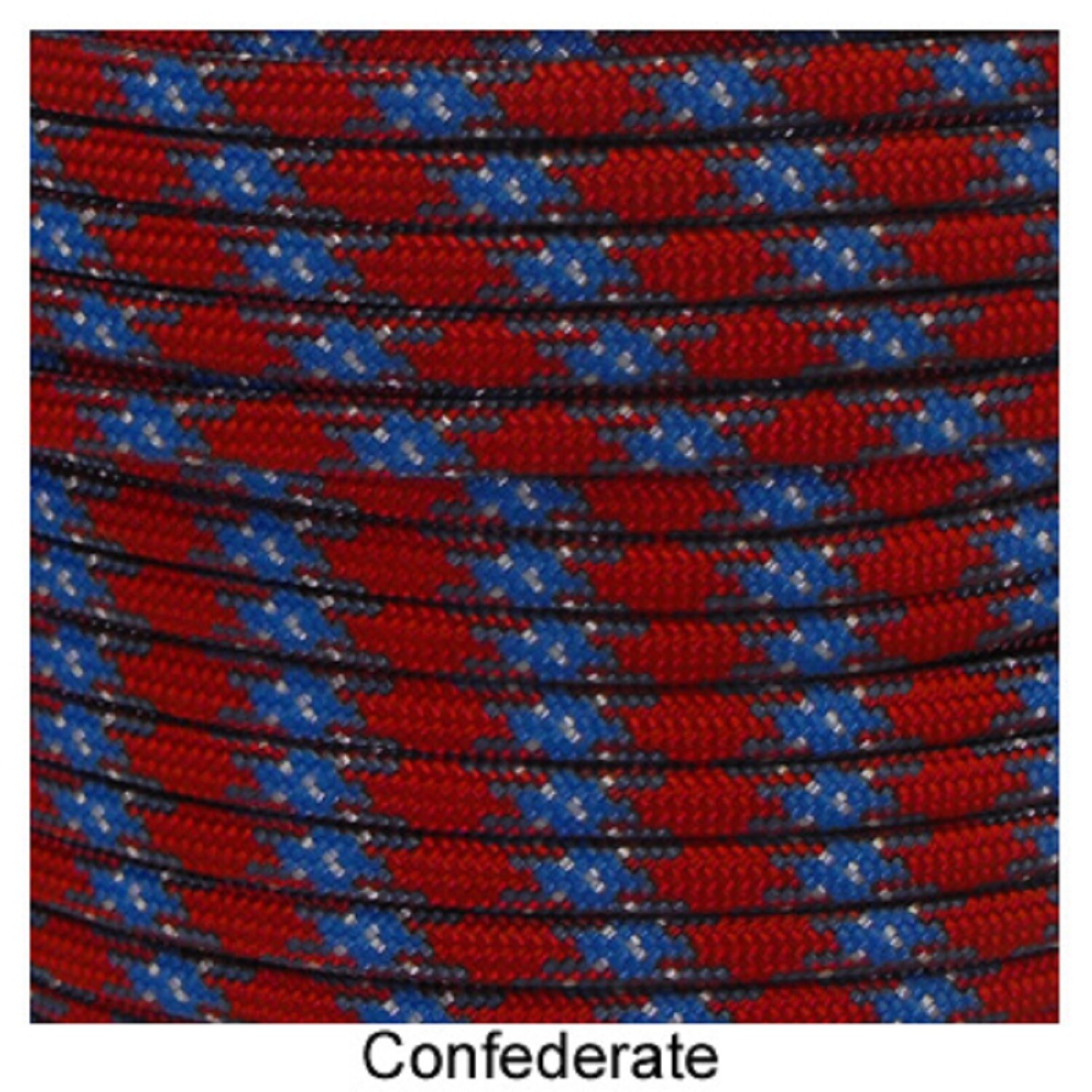 Confederate Paracord 100 Foot 550 lb 7 Strand Camping Survival Kit Rope