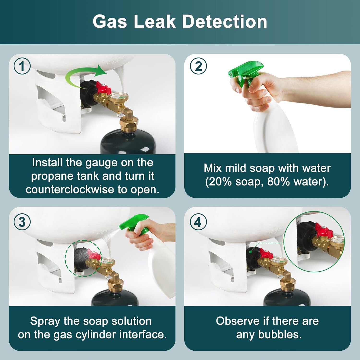 90-Deg Propane Tank Refill Converter, QCC1 Valve, Fast & Safe Refilling