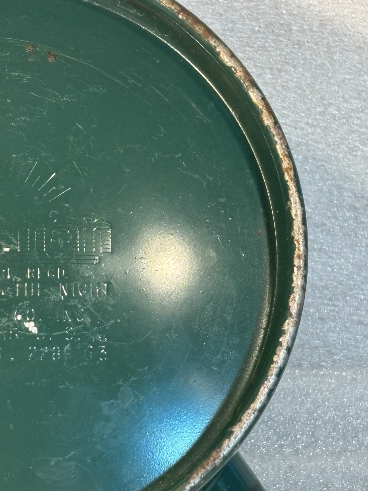 Coleman 220F 228F Lantern Fount Tank Dated 10/63