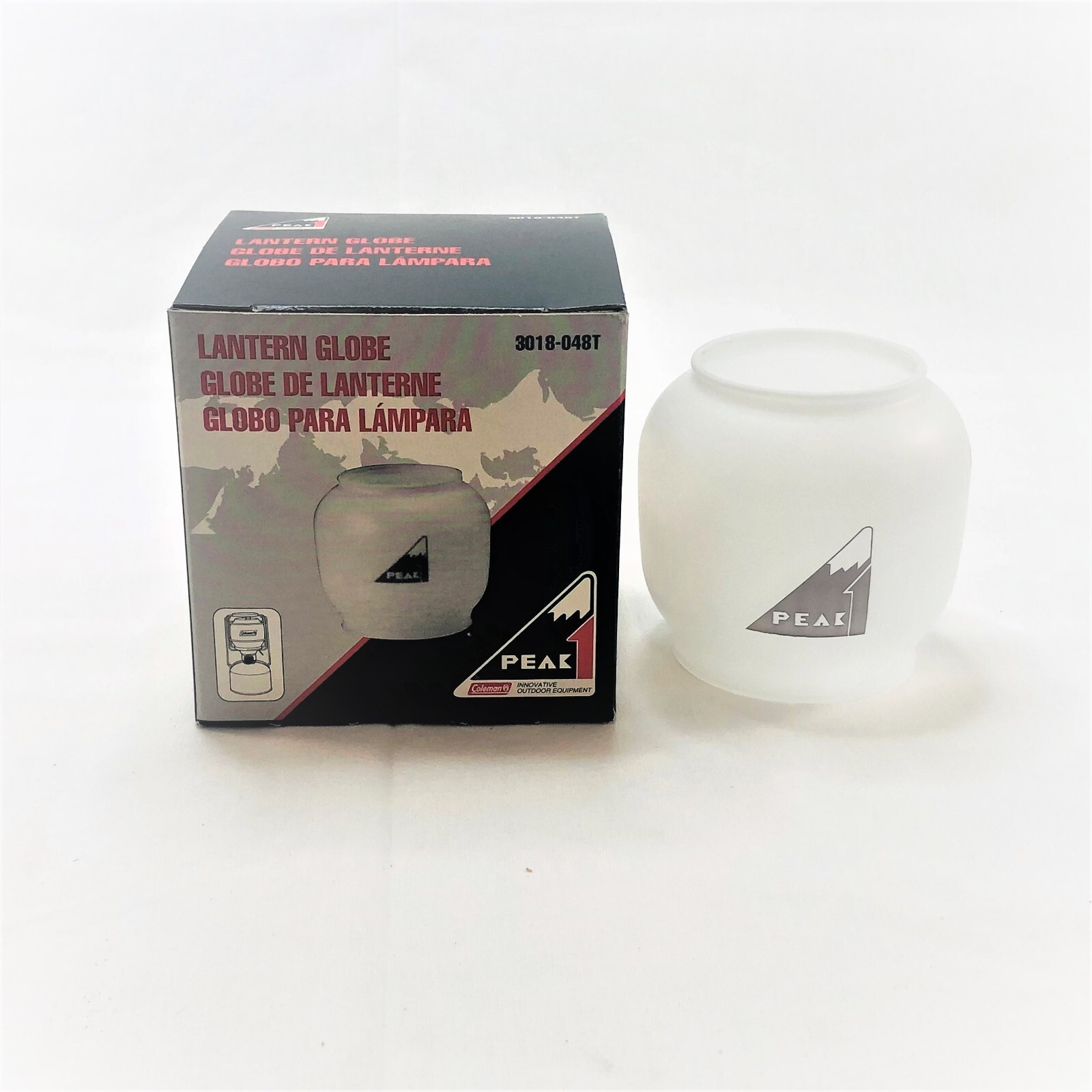 Coleman Peak 1 3018-048T Frosted Globe Micro Lantern — (Part Only)