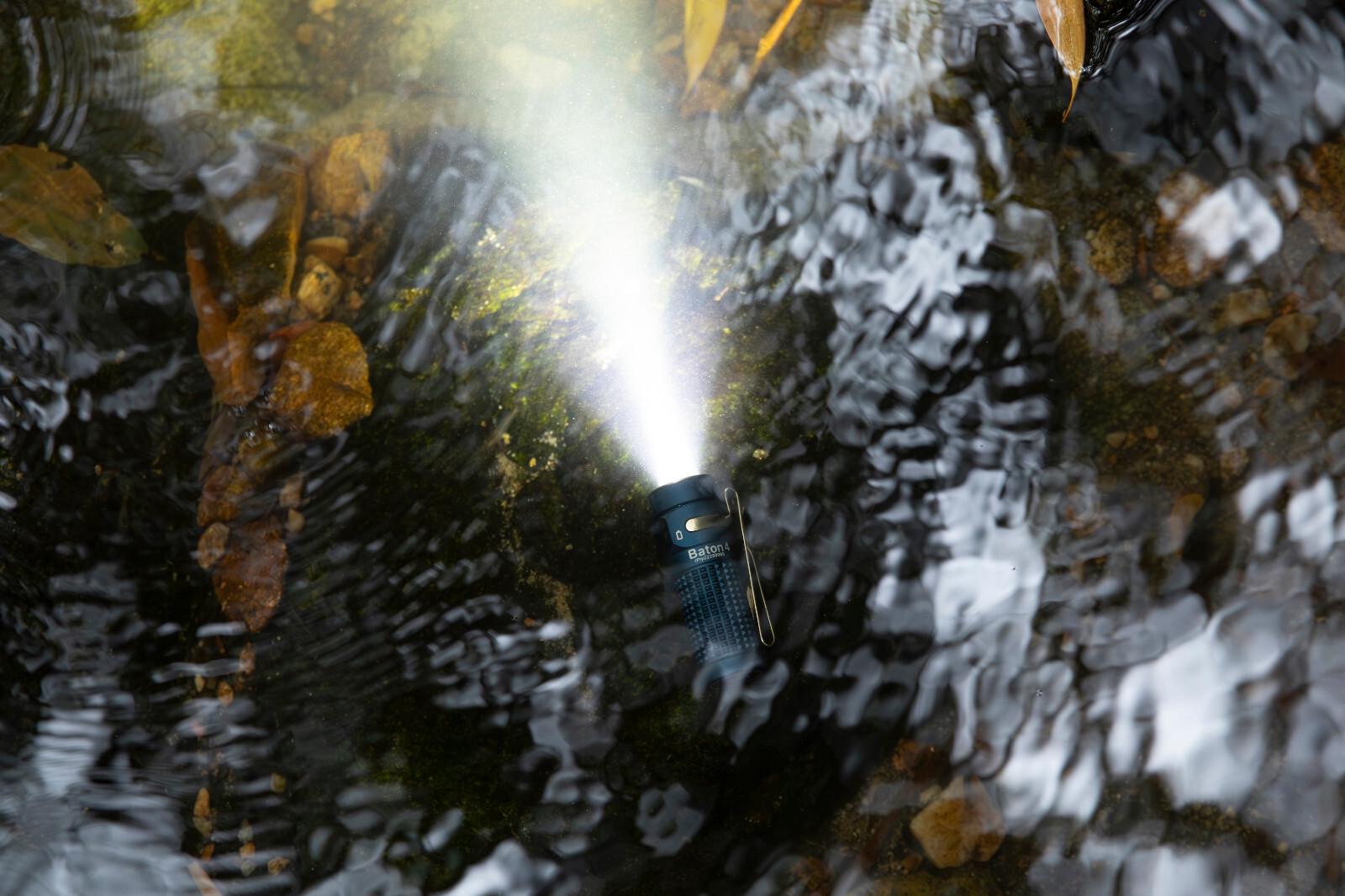 Olight Baton 4 Guidance Premium Rechargeable Flashlight w/Charging Case, 1300 Lu