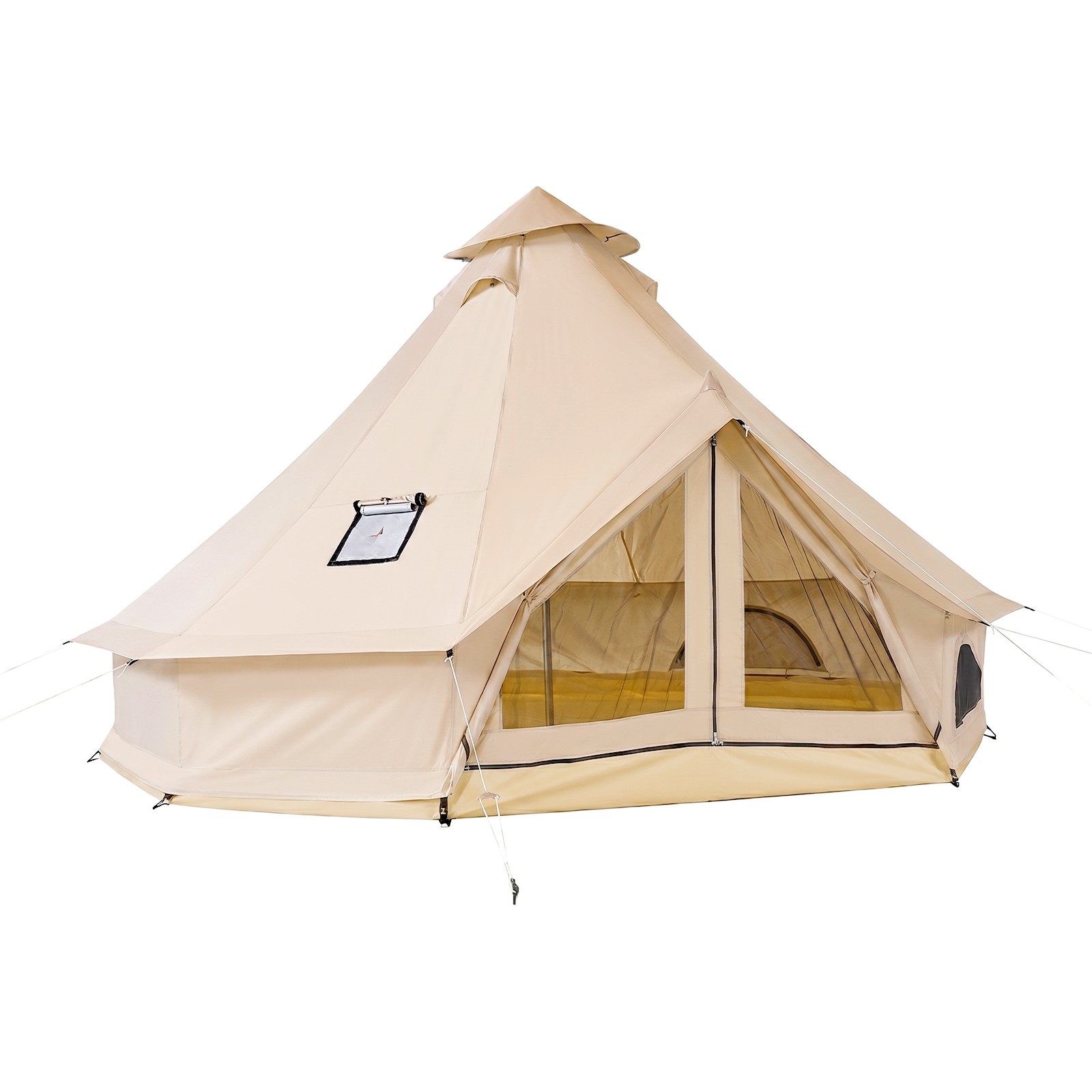 VEVOR Oxford Bell Tent 4 m/13.12 ft Waterproof Camping Yurt Tent with Stove Jack