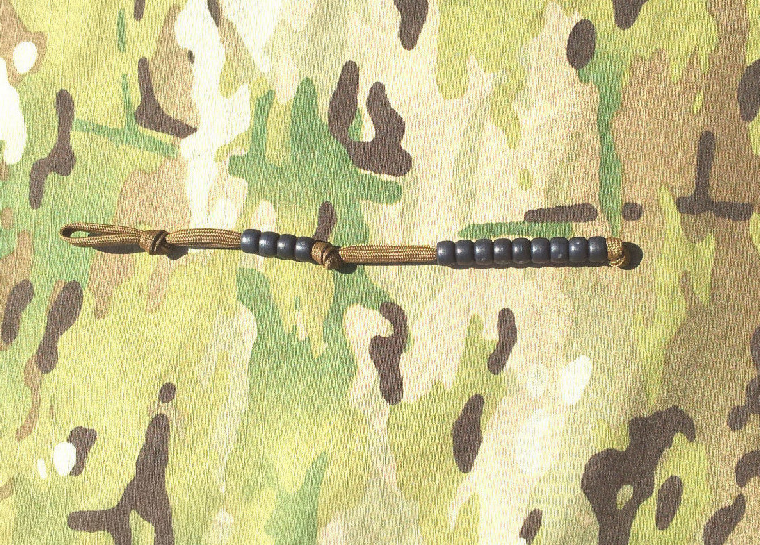 Coyote Brown Ranger Pace Count Beads 5000 meters US Veteran Made in USA