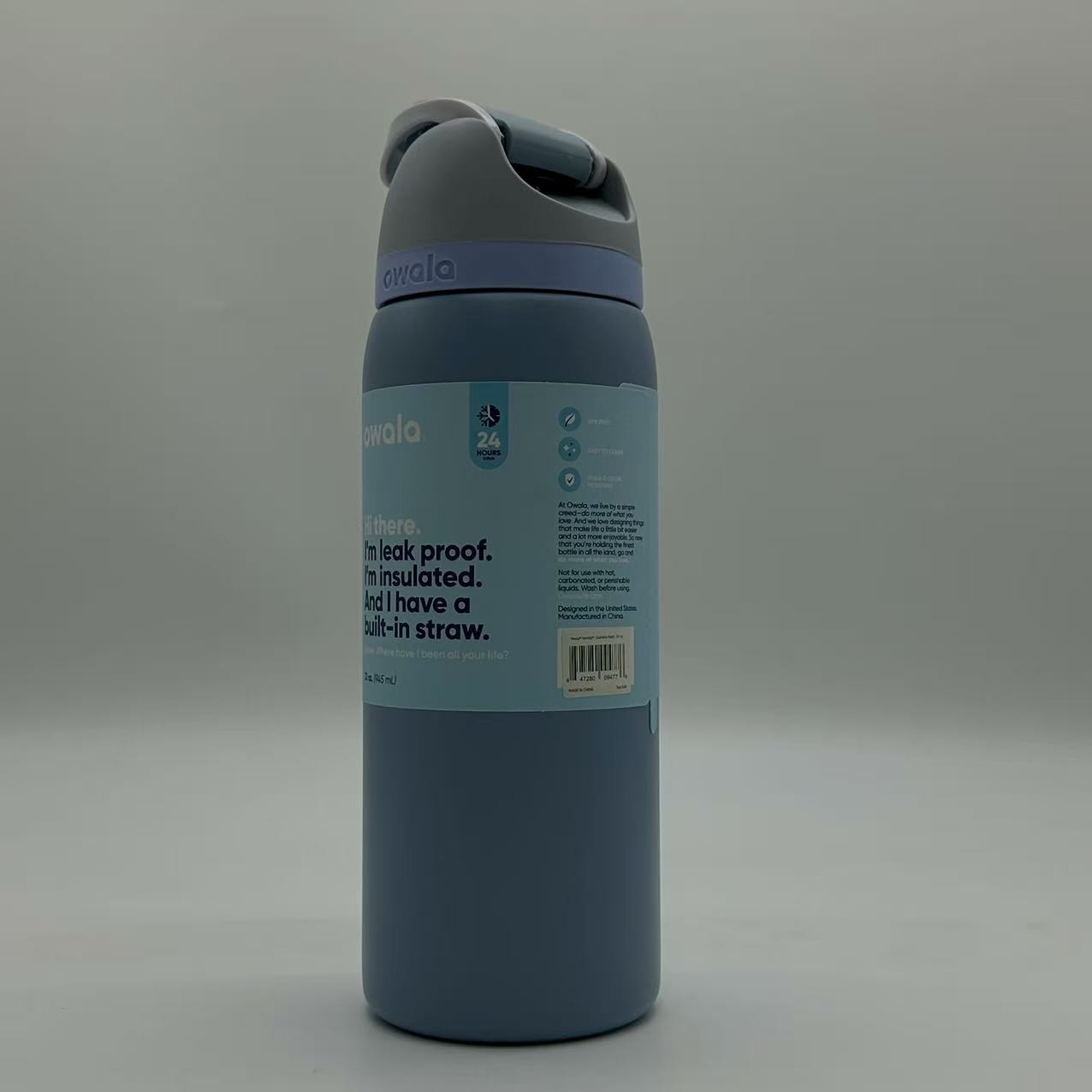 Owala 32oz FreeSip Water Bottle Sea Salt Sport Mug Top Quality US Shipping