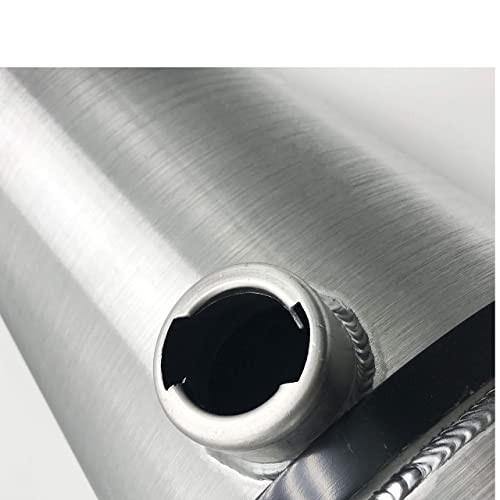 JSD 13.2 Gallons 10″x40″ Aluminum Spun Round Gas Tank End Fill 3/8″ NPT Outlet
