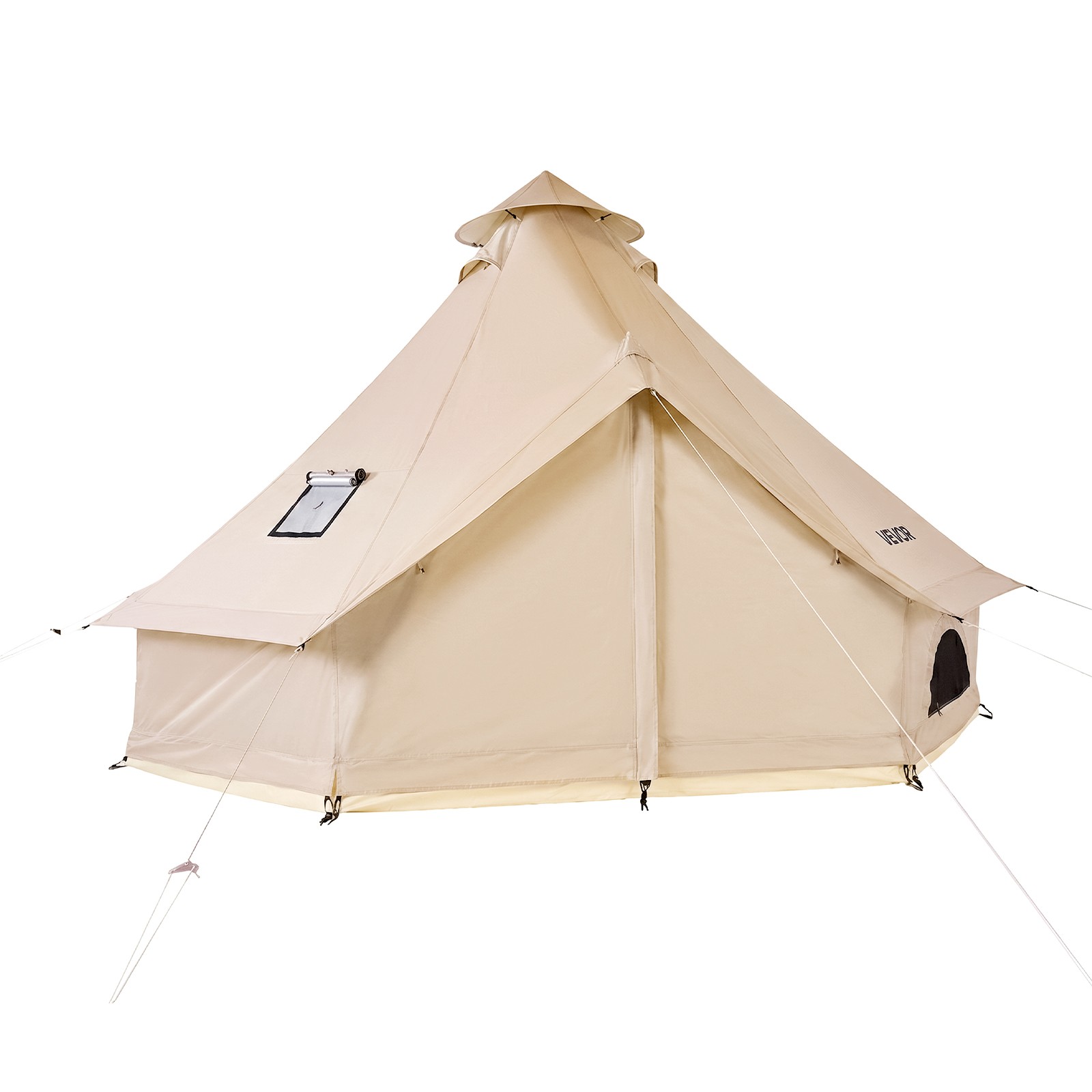 VEVOR Oxford Bell Tent 4 m/13.12 ft Waterproof Camping Yurt Tent with Stove Jack