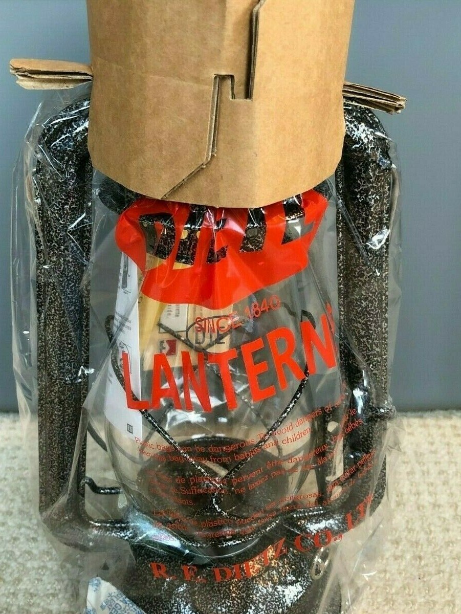 Dietz Outpost Lantern Marlboro Cowboy Chronicles NEW NOS Glass Globe 12” VTG Box