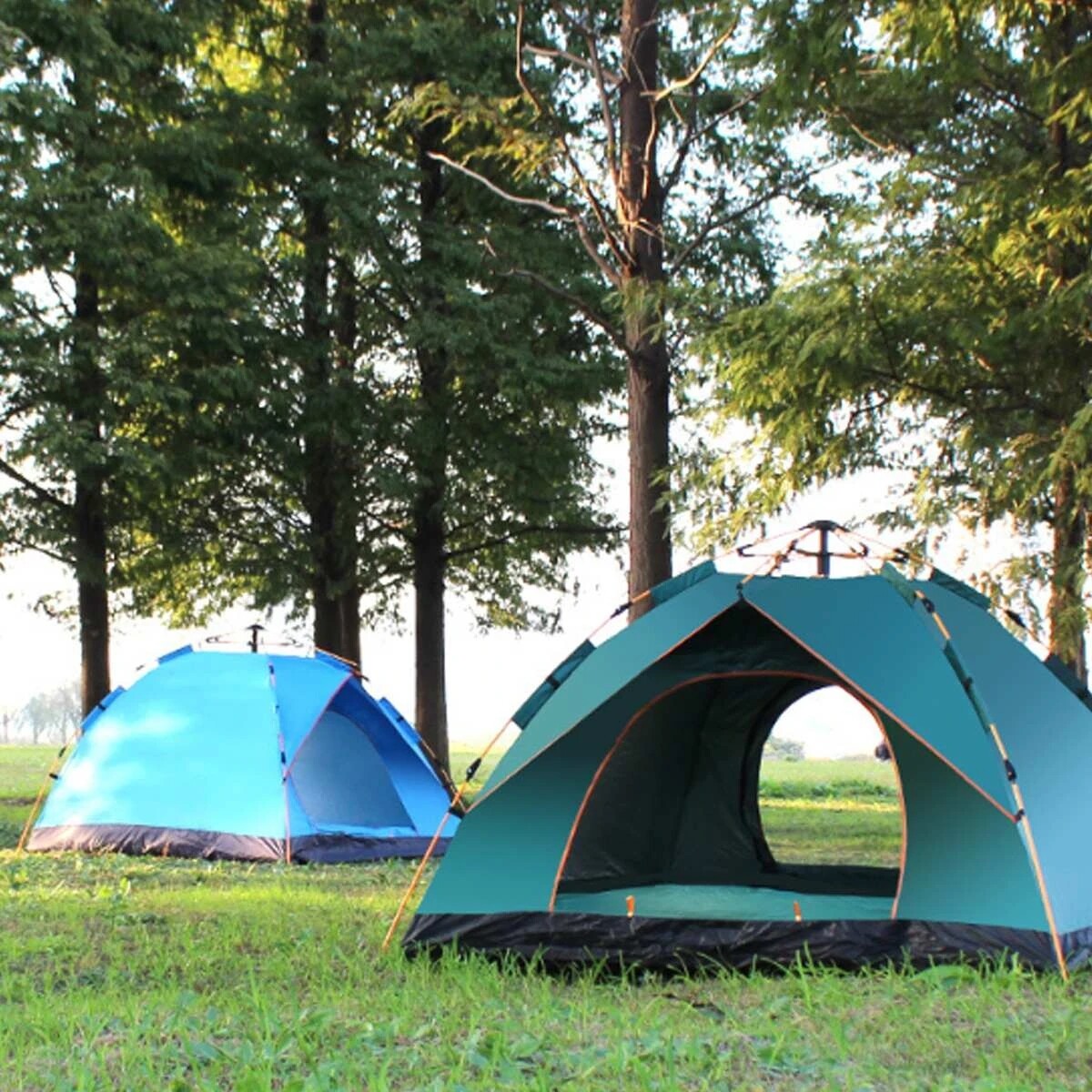 3-4 Person Pop Up Tents Waterproof Windproof Instant Tent for Camping Hiking US