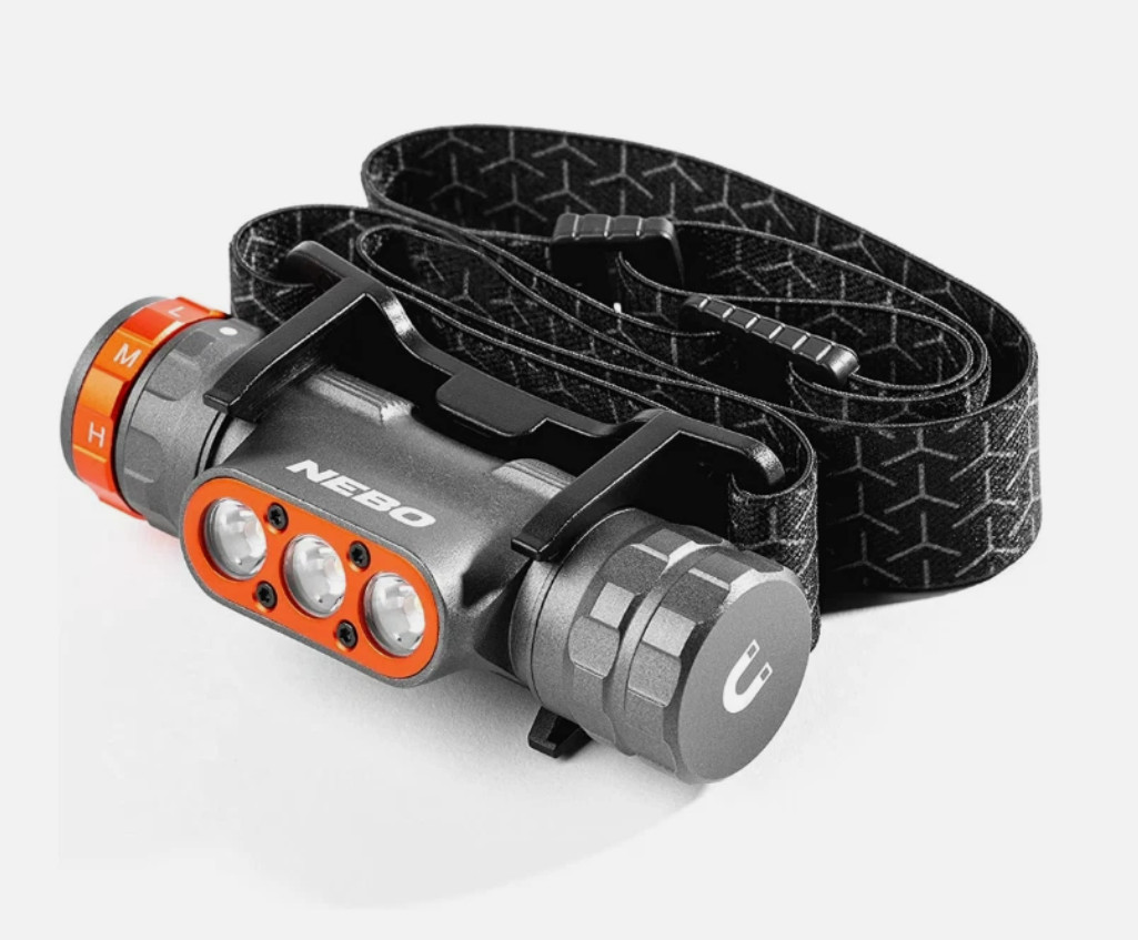 NEBO Transcend 1500 Rechargeable Headlamp 1500 Lumens Waterproof LED