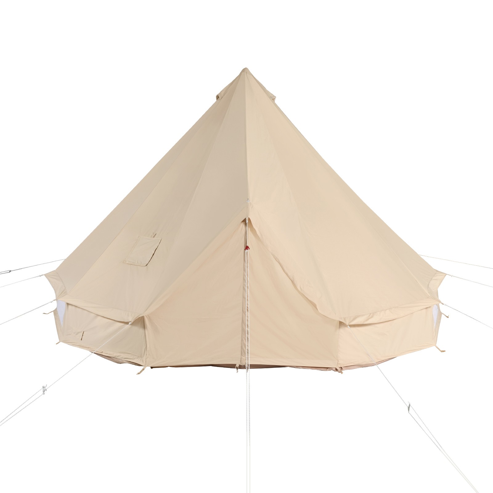 VEVOR Canvas Bell Tent 4m/13.12ft 4-Season Camping Yurt Tent with Stove Jack