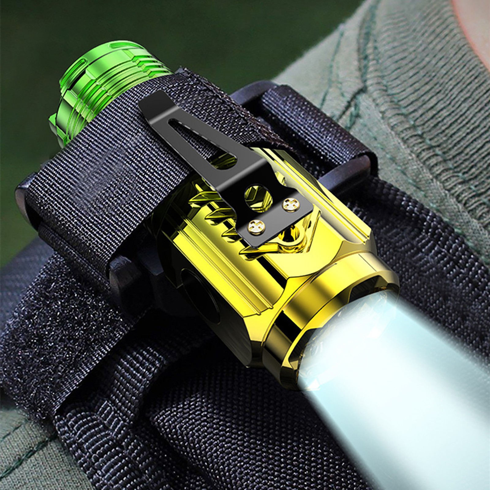1Pc Portable Bright Flashlight 3* 3030LED Lamp Beads Super Bright Flashlight