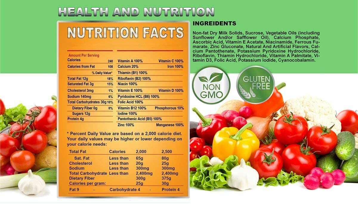 Emergency Food Replacement Gluten Free – Non-GMO 25yr Shelf Life 15-Day Supply