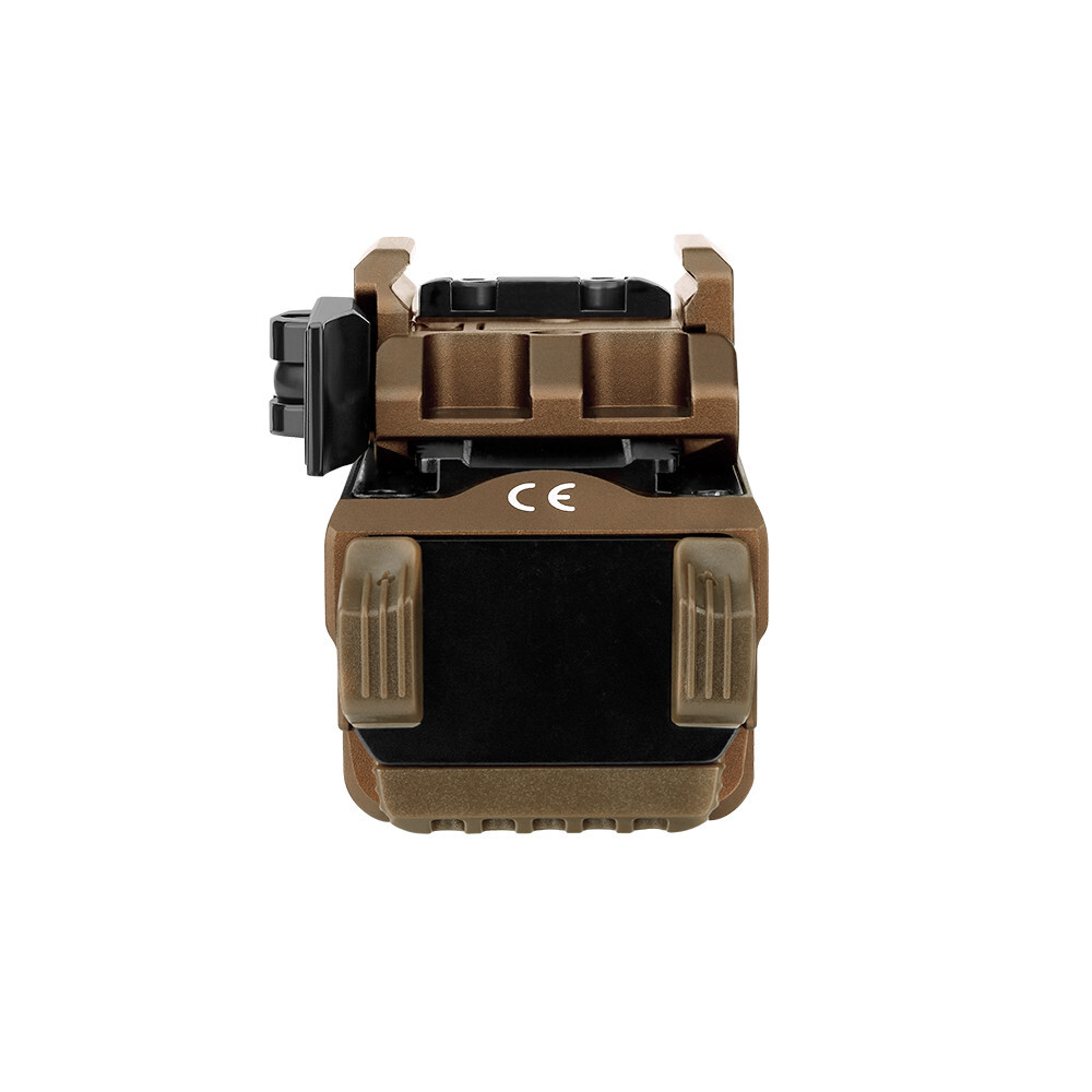 Olight Baldr S BL Desert Tan 800 Lumens Rail Mounted Weapon Light, w/Blue Laser