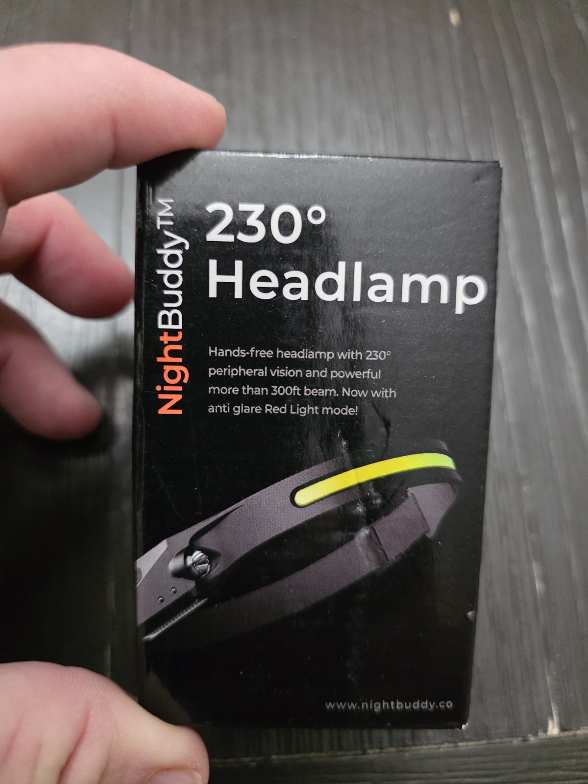 NightBuddy The Original LED Headlamp Rechargeable Flashlight for Adults Campi…