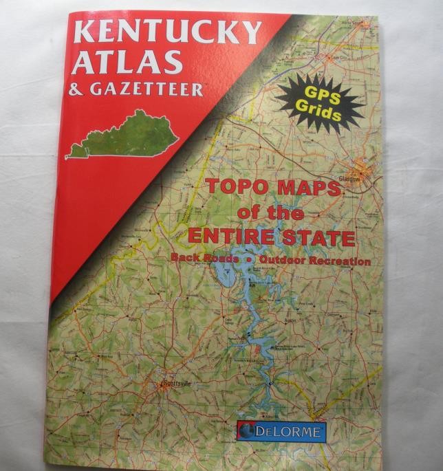 Delorme Atlas 00216 Topographic Map For Kentucky 1998 Pub Date