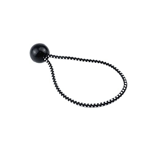 30 Pack Ball Bungee Cord, Dot Bungee Cords with Balls, 5 inch 22mm,Black Dot