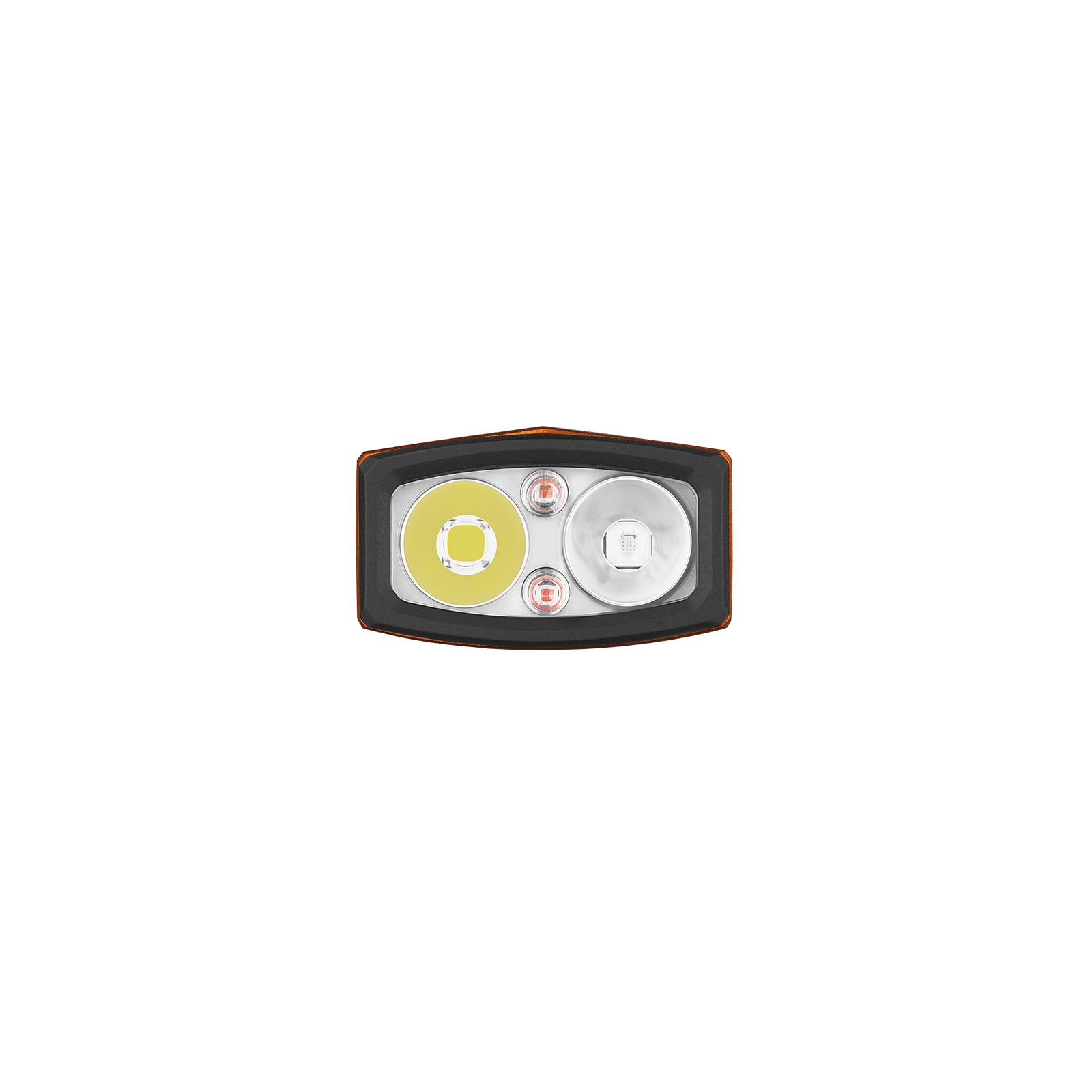Olight ArkPro Lite Orange 3-in-1 Flashlight, 1200 Lumes White, 40 Lum Red, & UV