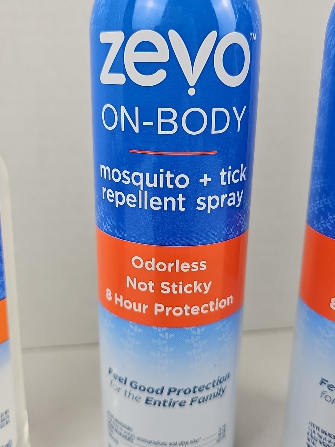 Zevo On Body Mosquito Repellent + Tick Repellent Bug Spray 2 Aerosol & 1 Spray