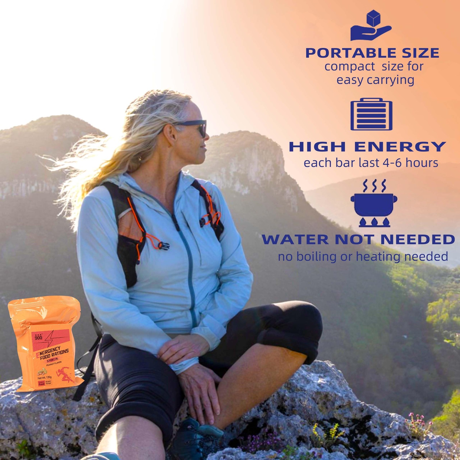 Emergency Food Supply Peanut Hardtack, Mre Meals Military 2025, Emergency Me…