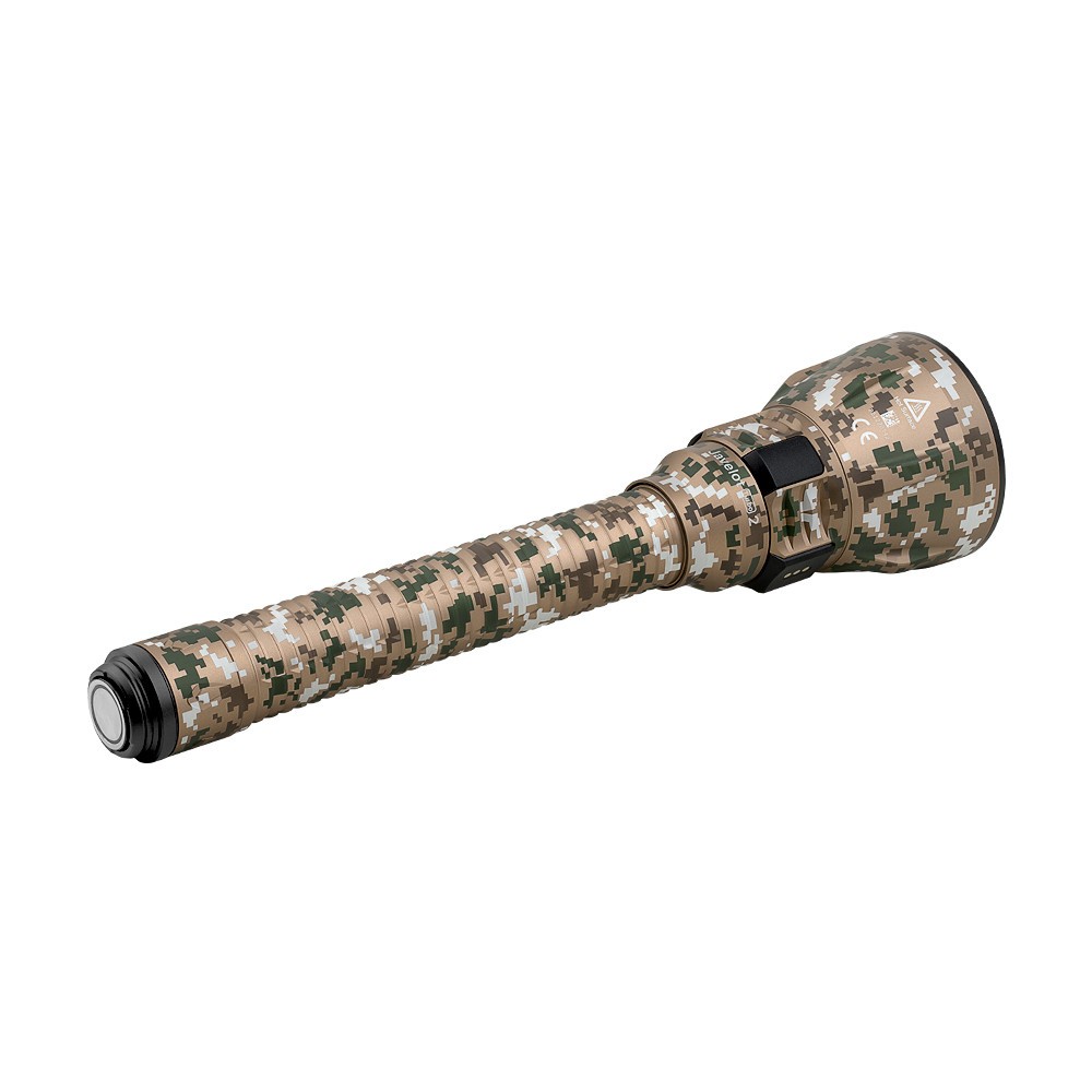 Olight Javelot Turbo 2 Digital Camouflage Premium Kit 1500 M Flashlight, 1800 Lu
