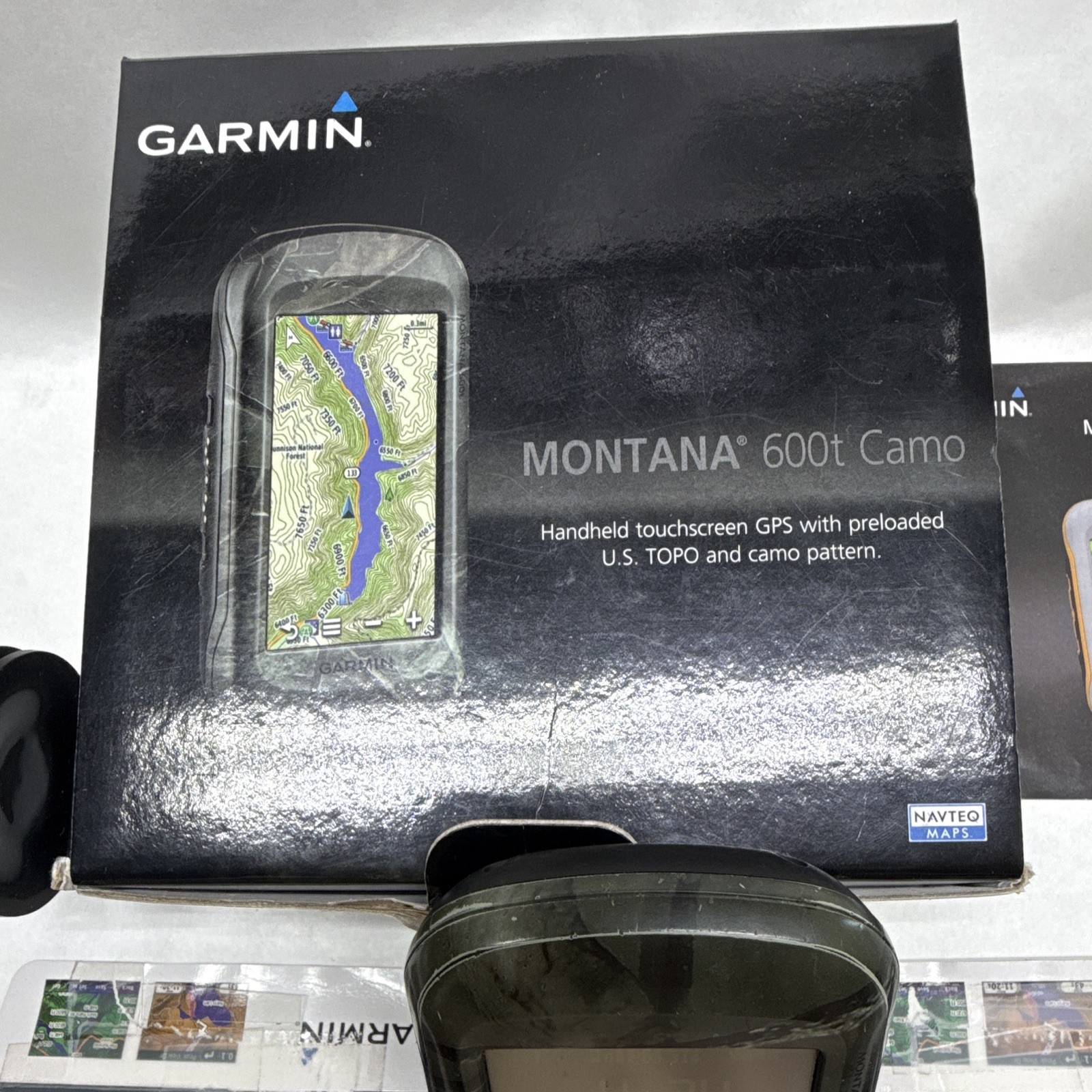 Garmin Montana 600t Camo Handheld Waterproof GPS w/ Built-In Compass & TOPO Maps