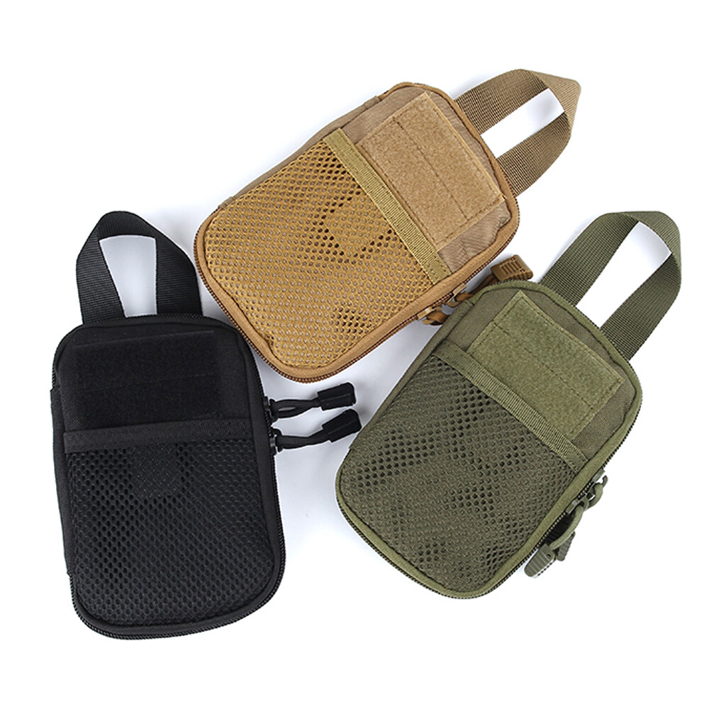 Outdoor Tactical EDC Utility Pouch Nylon MOLLE Compact Pocket Gadget Waist Bag