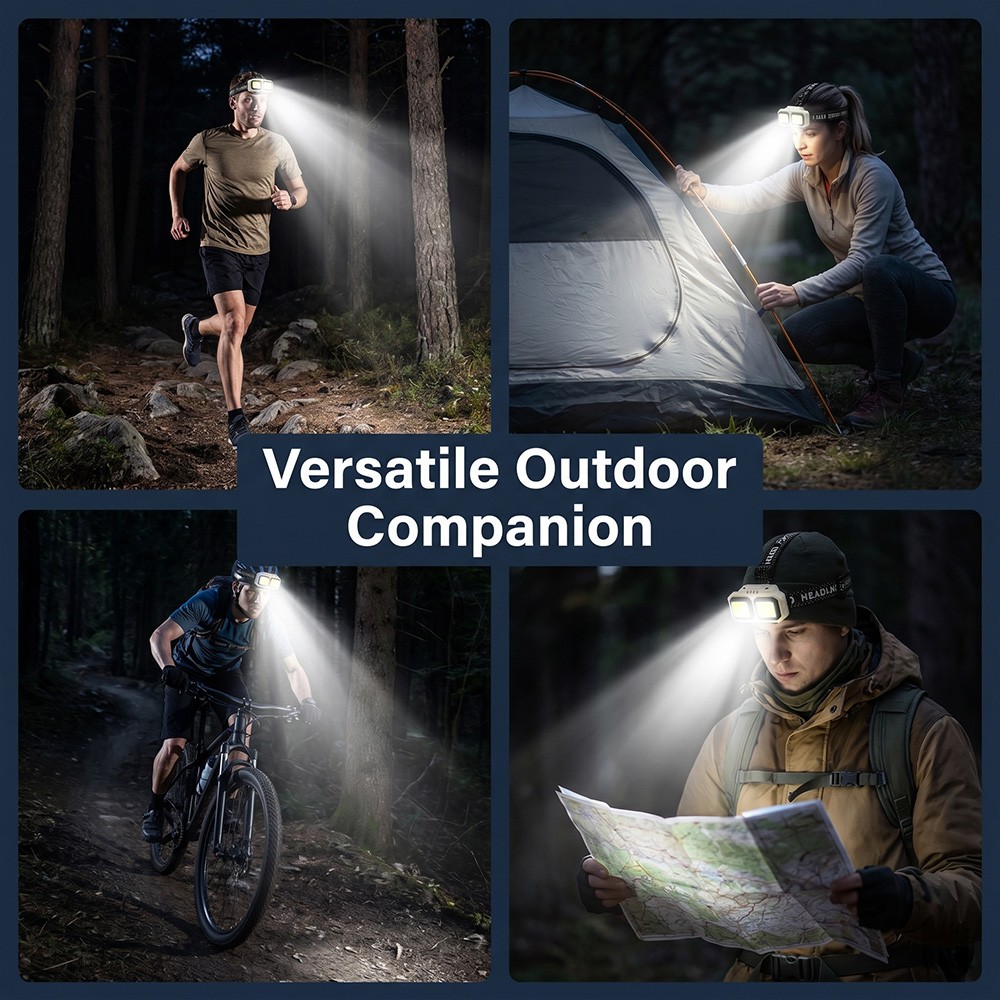 Rechargeable 9900000LM Super Bright LED Headlamp Headlight Flashlight Head Torch