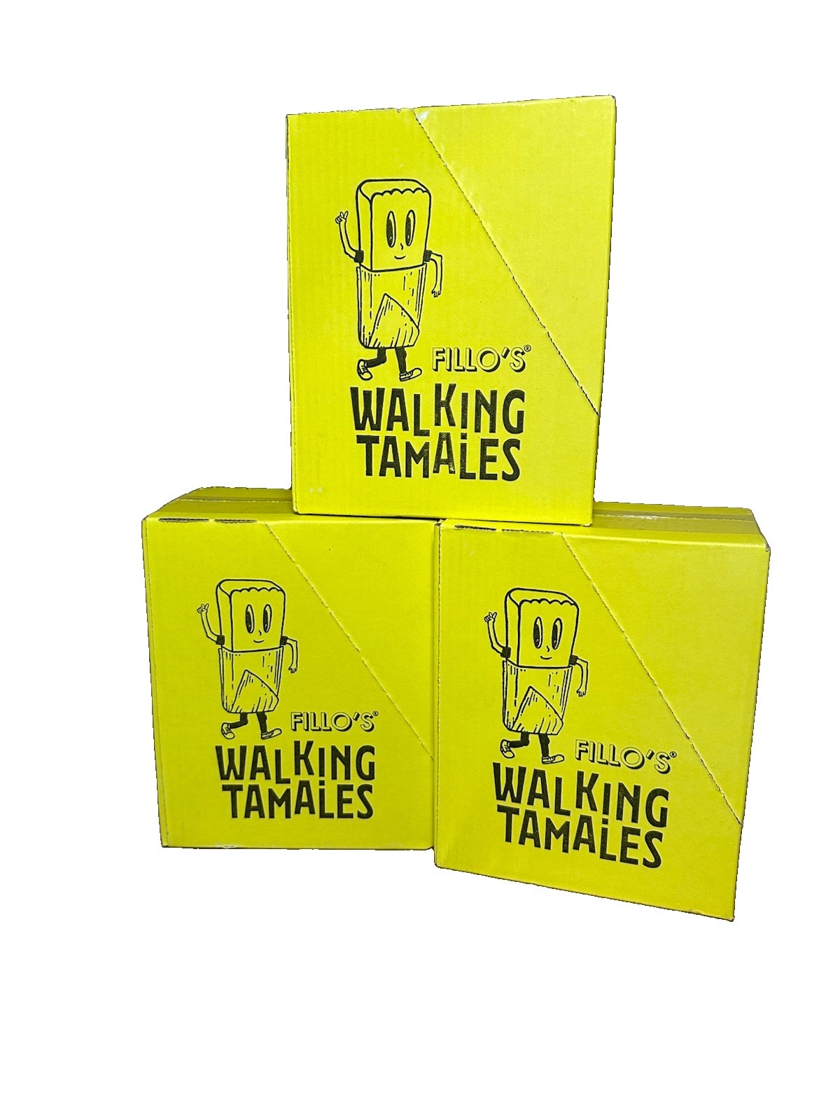 3X Fillo’s Walking Tamales Savory Variety 7-Pack 4oz Verde/Roja/Habanero