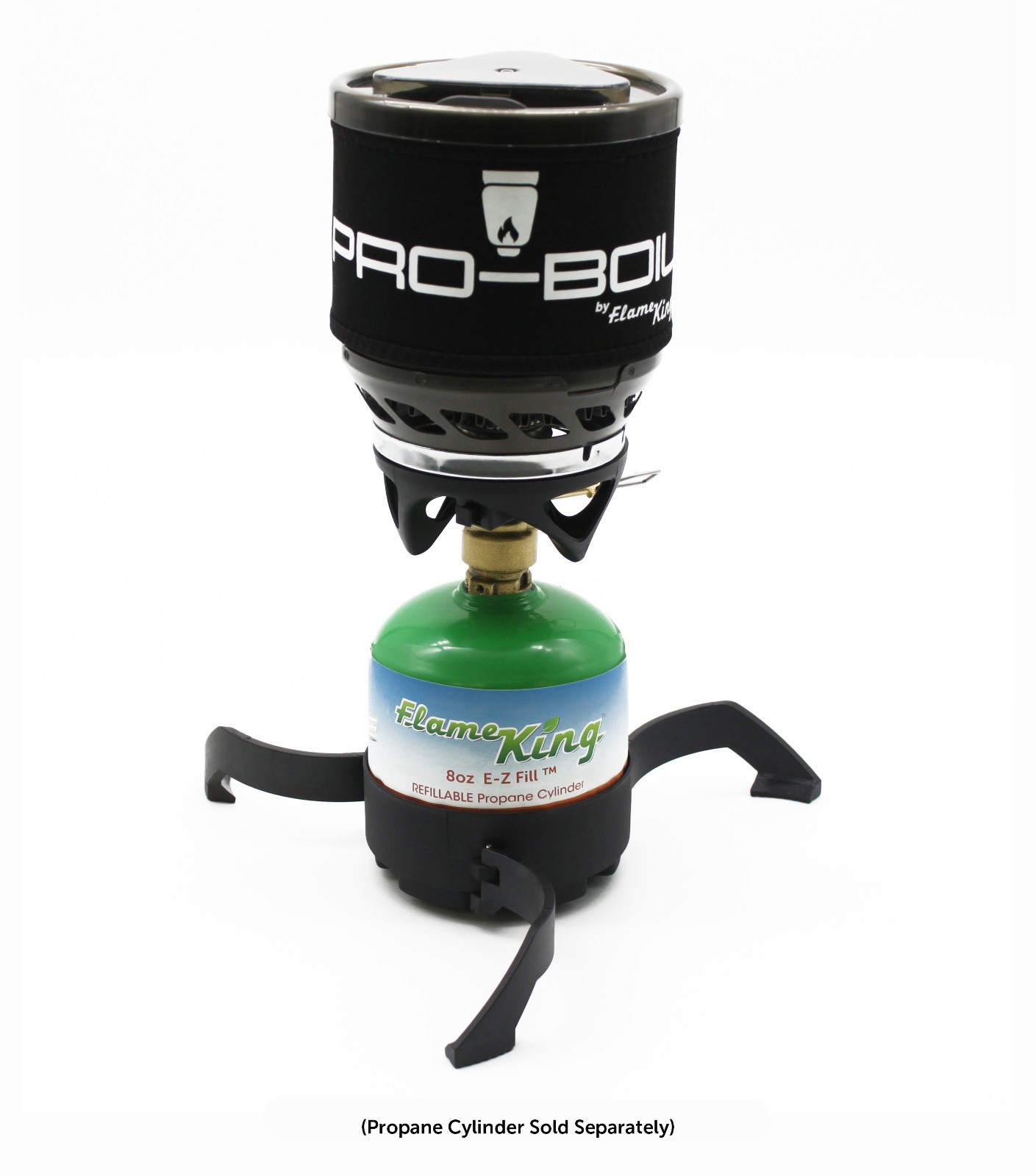 Pro-Boil All-in-One Camping & Backpacking Stove Boils Water in 90 seconds