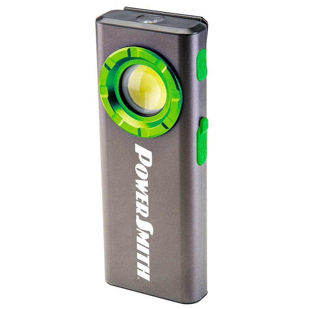 1200 Lumen Rechargeable Work Light with Metal Housing, Magnetic Pocket Clip