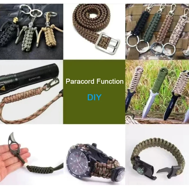 550LB Type III Paracord Rope 100FT 7 Strand Survival Camping Hiking Utility Cord