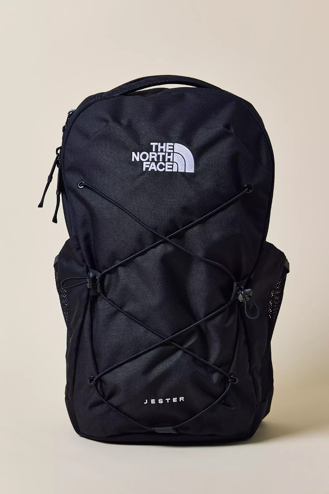 The North Face Jester Backpack Black 28L Laptop School Travel Water Repellent