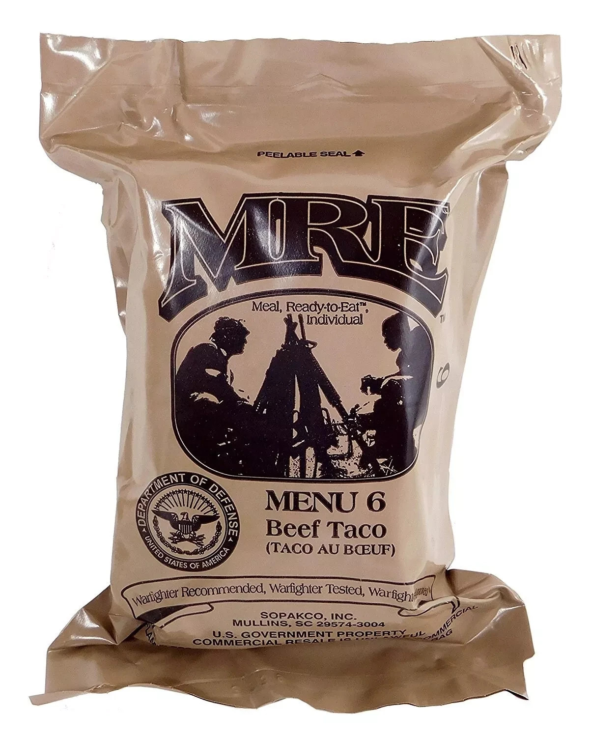 MRE U.S. Military Ready to Eat Choose your own meal menus 1-12 Test Date 2025