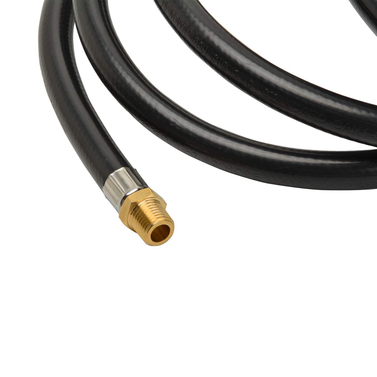 only fire 25 Ft Extension/Appliance Hose for Propane Gas, 25Ft long, Black