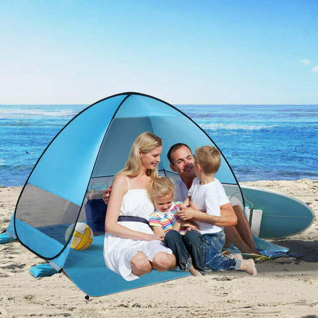 Pop Up Instant Installation Beach Tent Outdoors Sun Shelter Portable Canopy Tent