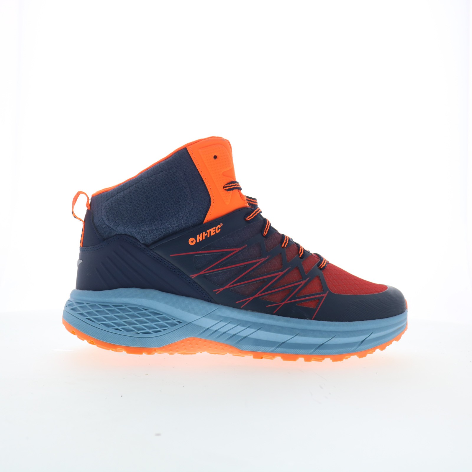 Hi-Tec Demolisher Mid CH80046M-DRO Mens Red Synthetic Hiking Boots