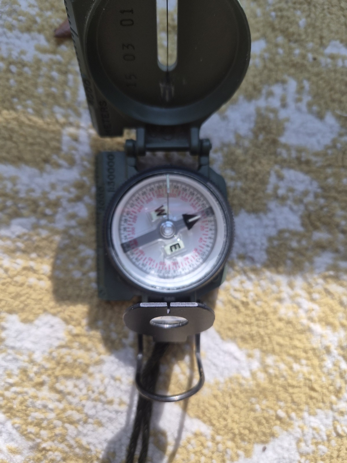 Cammenga Model 3H Tritium Lensatic Compass Olive Drab US Military Issue