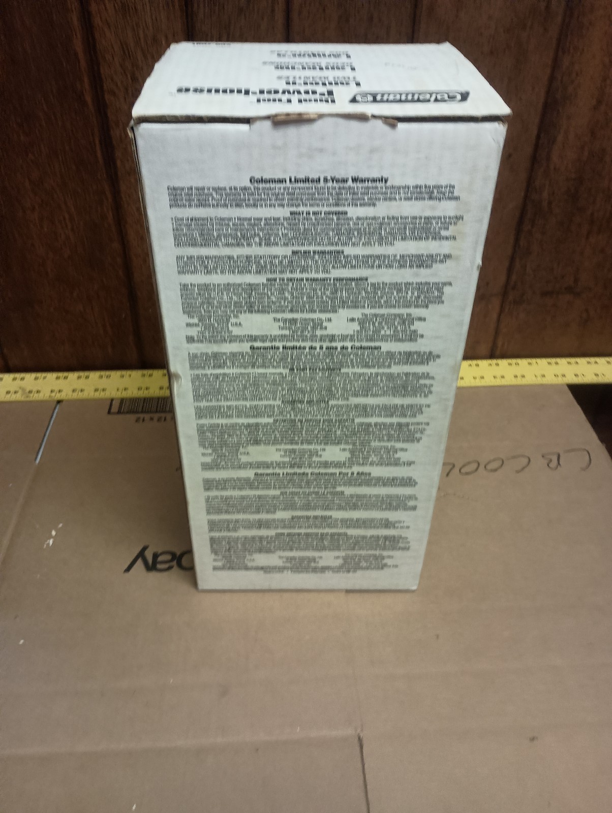 Vintage New Box Unfired Coleman 295-700T Powerhouse Dual Fuel Lantern Sealed Box