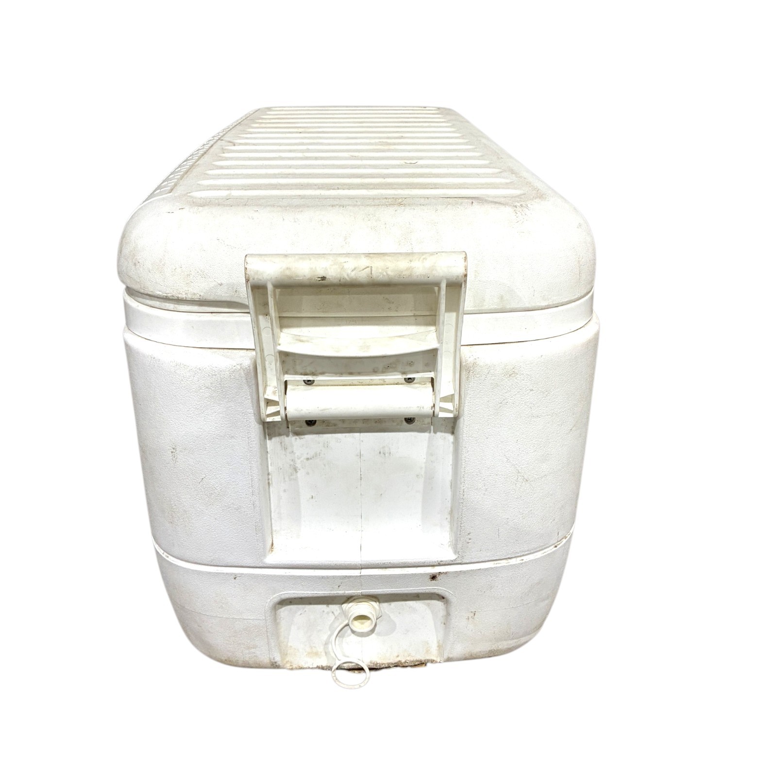 Vintage Igloo Marine Ice Chest Cooler 150 Qt Large White Fishing Boat Icebox 37″