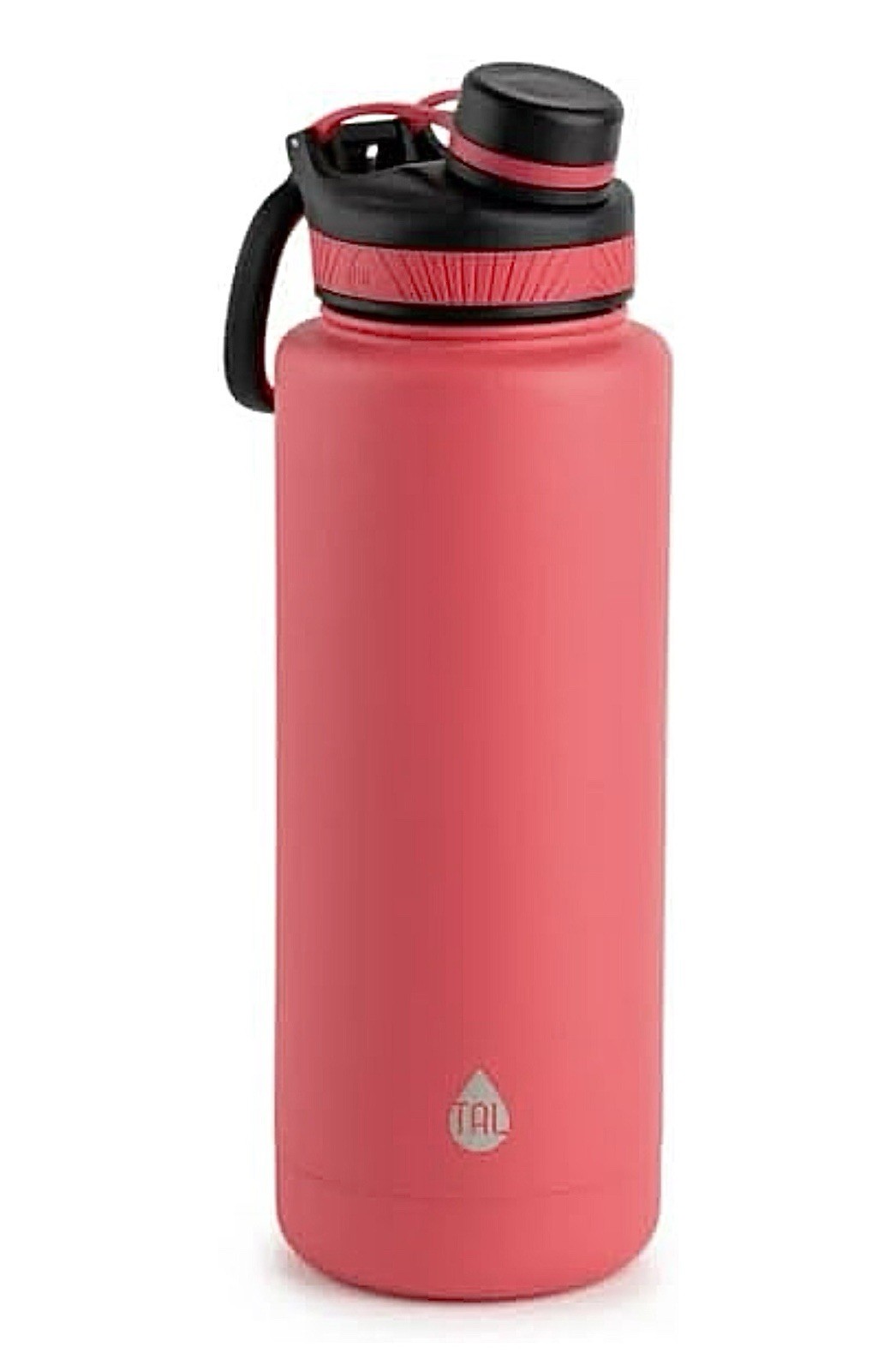 TAL Stainless Steel 40 oz Ranger Pro Water Bottle Double Wall Carry Loop – Pink